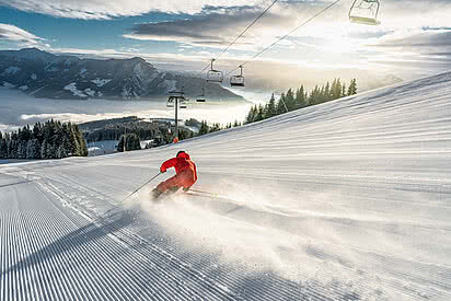 Skifahren auf der Schmittenhöhe